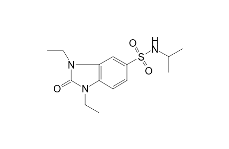 1,3-Diethyl-2-oxidanylidene-N-propan-2-yl-benzimidazole-5-sulfonamide