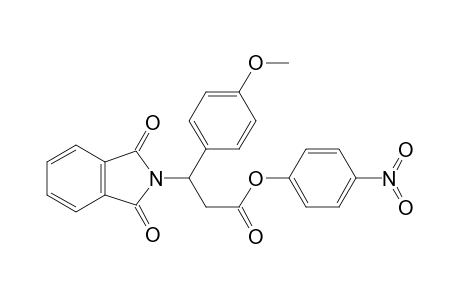 1H-Isoindole-2-propanoic acid, 2,3-dihydro-.beta.-(4-methoxyphenyl)-1,3-dioxo-, 4-nitrophenyl ester
