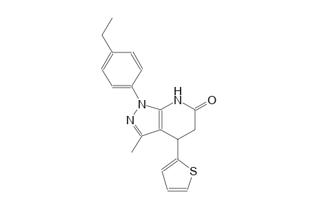 6H-pyrazolo[3,4-b]pyridin-6-one, 1-(4-ethylphenyl)-1,4,5,7-tetrahydro-3-methyl-4-(2-thienyl)-
