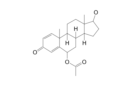 Androsta-1,4-dien-3-one, 6,17-dihydroxy-, (6.beta.,17.beta)-, 6-acetate