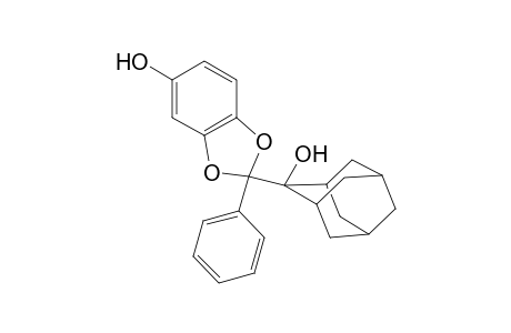 2-(2-Hydroxyadaman-2-yl)-2-phenylbenzodioxole-5-ol