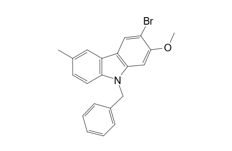 9-Benzyl-3-bromo-2-methoxy-6-methylcarbazole