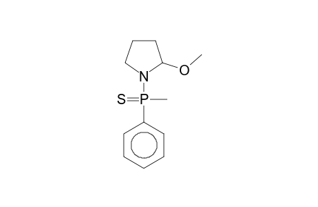 PHOSPHINIC SULFIDE, (METHYL)(PHENYL)[2-(HYDROXYMETHYL)-1-PYRROLIDINYL]-