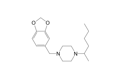 1-(Hex-2-yl)-4-(3,4-methylenedioxyphenyl)piperazine
