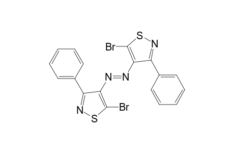 5-Bromo-4-[(5-bromo-3-phenyl-4-isothiazolyl)diazenyl]-3-phenylisothiazole