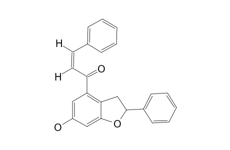 PALLIDISETIN-B;1-(2,3-DIHYDRO-6-HYDROXY-2-PHENYL-4-BENZOFURANYL)-3-PHENYL-2-(Z)-PROPEN-1-ONE