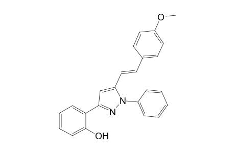 3-(2-Hydroxyphenyl)-1-phenyl-5-(4-methoxystyryl)pyrazole