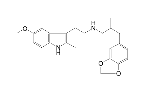 3-(1,3-Benzodioxol-5-yl)-N-[2-(5-methoxy-2-methyl-1H-indol-3-yl)ethyl]-2-methyl-1-propanamine