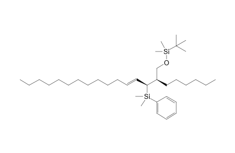 tert-Butyl-[(E,2R,3S)-3-[dimethyl(phenyl)silyl]-2-hexyl-hexadec-4-enoxy]-dimethyl-silane