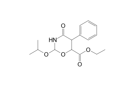 2-isopropoxy-4-keto-5-phenyl-1,3-oxazinane-6-carboxylic acid ethyl ester