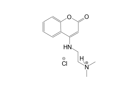 ethanaminium, N,N-dimethyl-2-[(2-oxo-2H-1-benzopyran-4-yl)amino]-, chloride
