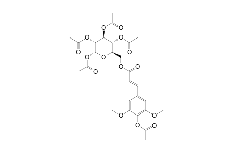 6-O-[E]-SINAPOYL-ALPHA-D-GLUCOPYRANOSIDE-PERACETYLATED