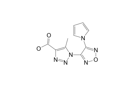 5-Methyl-1-(4-pyrrol-1-yl-furazan-3-yl)-1H- [1,2,3]triazole-4-carboxylic acid