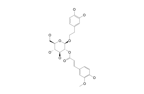BACOPASIDE-B;3,4-DIHYDROXYPHENYLETHYL-ALCOHOL-(2-O-FERULOYL)-BETA-D-GLUCOPYRANOSIDE
