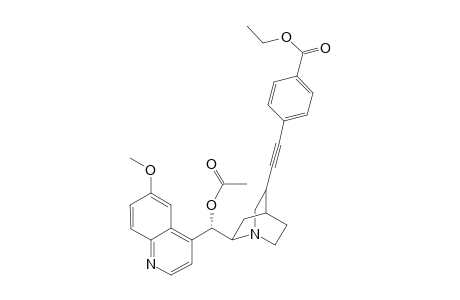 (3S,4S,8R,9S)-9-Acetoxy-11-(4-ethoxycarbonylphenyl)-10,11-didehydro-6'-methoxycinchonan