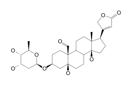 HELVETICOSIDE;STROPHANTHIDIN-3-O-BETA-D-DIGITOXOPYRANOSIDE