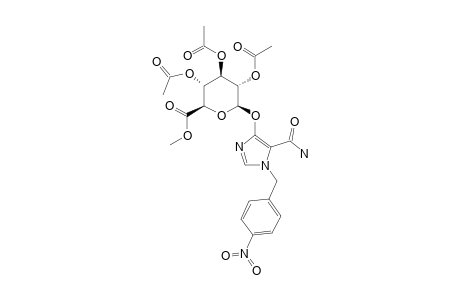 1-(4-NITROBENZYL)-4-(METHYL-2,3,4-TRI-O-ACETYL-BETA-D-GLUCOPYRANOSYLOXYURONATE)-1H-IMIDAZOLE-5-CARBOXAMIDE