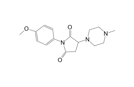 1-(4-methoxyphenyl)-3-(4-methyl-1-piperazinyl)-2,5-pyrrolidinedione