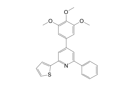 2-phenyl-6-(2-thienyl)-4-(3,4,5-trimethoxyphenyl)pyridine