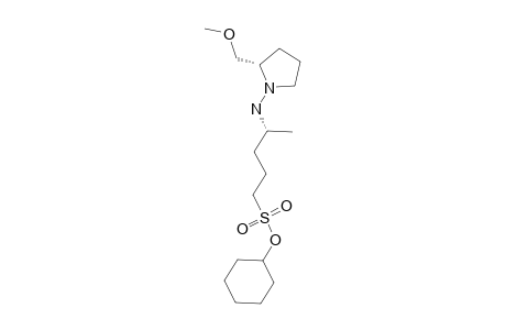 CYCLOHEXYL-(R,S)-4-[2-(METHOXYMETHYL)-PYRROLIDIN-1-YLAMINO]-PENTANE-1-SULFONATE