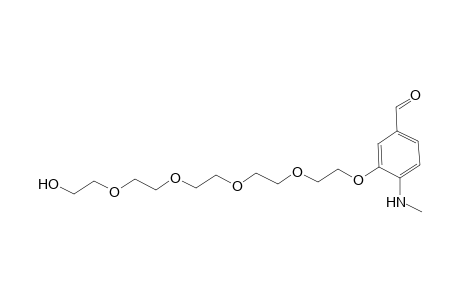 3-[2-[2-[2-[2-(2-hydroxyethoxy)ethoxy]ethoxy]ethoxy]ethoxy]-4-(methylamino)benzaldehyde