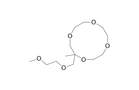 2-[(2-methoxyethoxy)methyl]-2-methyl-1,4,7,10-tetraoxacyclododecane