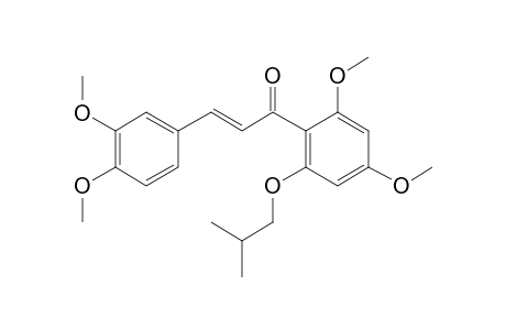 2'-(2-Methylpropyl)oxy-3,4,4',6'-tetramethoxychalcone (isomer 2)