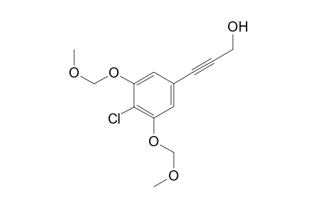 3-[4-chloro-3,5-bis(methoxymethoxy)phenyl]prop-2-yn-1-ol