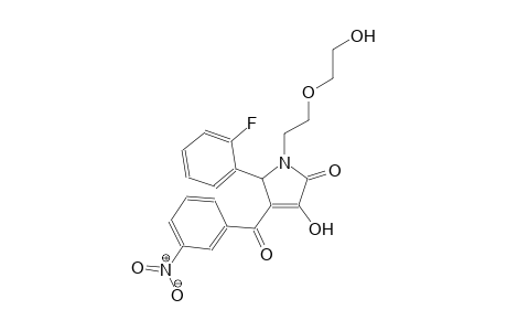 5-(2-fluorophenyl)-3-hydroxy-1-[2-(2-hydroxyethoxy)ethyl]-4-(3-nitrobenzoyl)-1,5-dihydro-2H-pyrrol-2-one