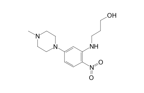 3-[5-(4-Methyl-piperazin-1-yl)-2-nitro-phenylamino]-propan-1-ol