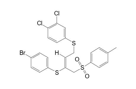 (E)-2-[(p-bromophenyl)thio]-4-[(3,4-dichlorophenyl)thio]-1-(p-tolylsulfonyl)-2-butene