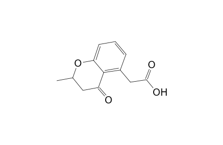 2H-1-Benzopyran-5-acetic acid, 3,4-dihydro-2-methyl-4-oxo-