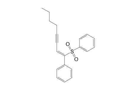 (Z)-1-Phenyl-1-(phenylsulfonyl)oct-1-en-3-yne