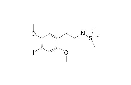 2,5-Dimethoxy-4-iodophenethylamine TMS