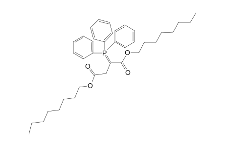 Butanedioic acid, 2-(triphenylphosphoranylidene)-, dioctyl ester