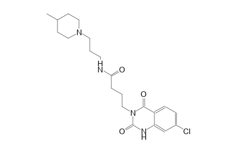 4-(7-chloro-2,4-dioxo-1,4-dihydro-3(2H)-quinazolinyl)-N-[3-(4-methyl-1-piperidinyl)propyl]butanamide