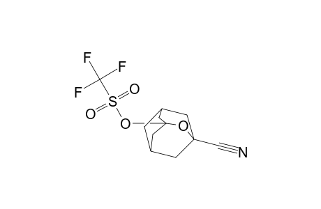 Methanesulfonic acid, trifluoro-, 3-cyano-2-oxatricyclo[3.3.1.1(3,7)]dec-1-yl ester