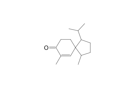 1,9-Dimethyl-4-propan-2-yl-8-spiro[4.5]dec-9-enone