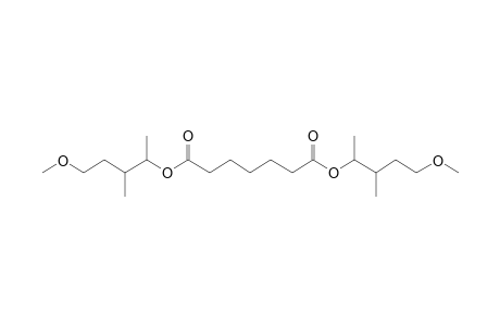 Pimelic acid, di(5-methoxy-3-methylpent-2-yl) ester