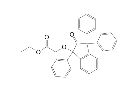 1-[(Ethoxycarbonyl)methoxy]-1,3,3-triphenylindan-2-one
