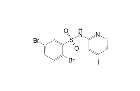 benzenesulfonamide, 2,5-dibromo-N-(4-methyl-2-pyridinyl)-