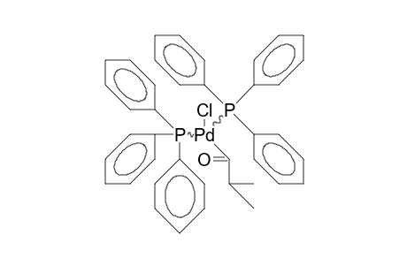 Bis(triphenylphosphino)-isopropylacyl palladium