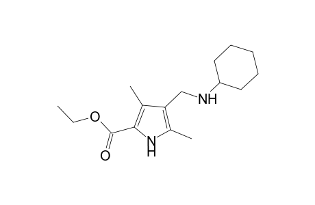 4-Cyclohexylaminomethyl-3,5-dimethyl-1H-pyrrole-2-carboxylic acid ethyl ester