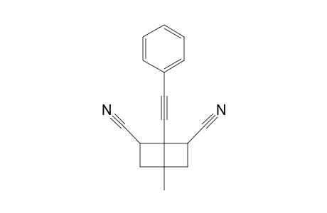 2,6-endo,endo-Dicyano-1-(phenylethynyl)-4-methylbicyclo[2.2.0]hexane
