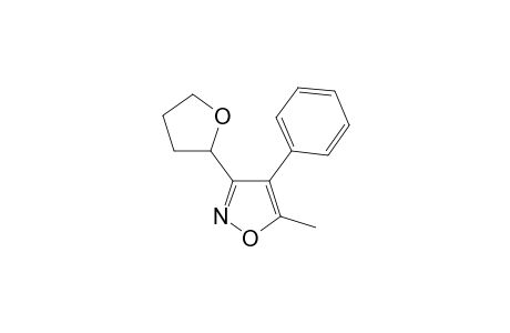 5-Methyl-4-phenyl-3-(tetrahydrofuran-2-yl)isoxazole
