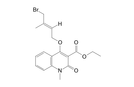 ETHYL-(E)-4-[(4-BROMO-3-METHYL-2-BUTENYL)-OXY]-1,2-DIHYDRO-1-METHYL-2-OXO-3-QUINOLINECARBOXYLATE