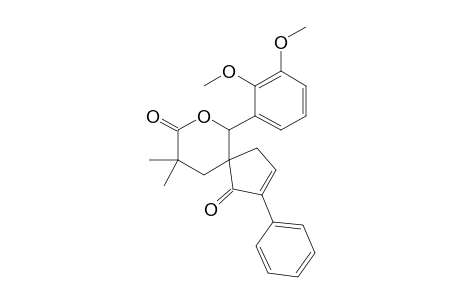 10-[2,3-Di(methoxy)phenyl]-7,7-dimethyl-2-phenyl-9-oxaspiro[4.5]dec-2-en-1,8-dione