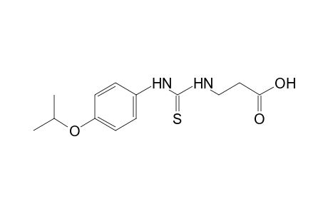 3-[3-(p-isopropoxyphenyl)-2-thioureido]propionic acid