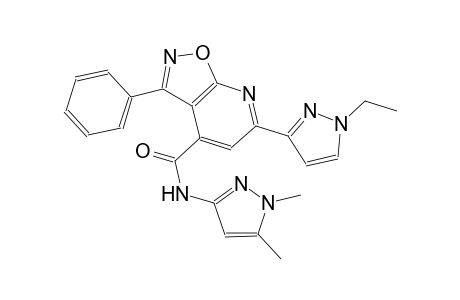 isoxazolo[5,4-b]pyridine-4-carboxamide, N-(1,5-dimethyl-1H-pyrazol-3-yl)-6-(1-ethyl-1H-pyrazol-3-yl)-3-phenyl-