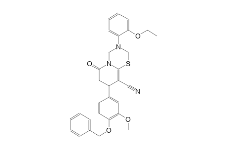 2H,6H-pyrido[2,1-b][1,3,5]thiadiazine-9-carbonitrile, 3-(2-ethoxyphenyl)-3,4,7,8-tetrahydro-8-[3-methoxy-4-(phenylmethoxy)phenyl]-6-oxo-